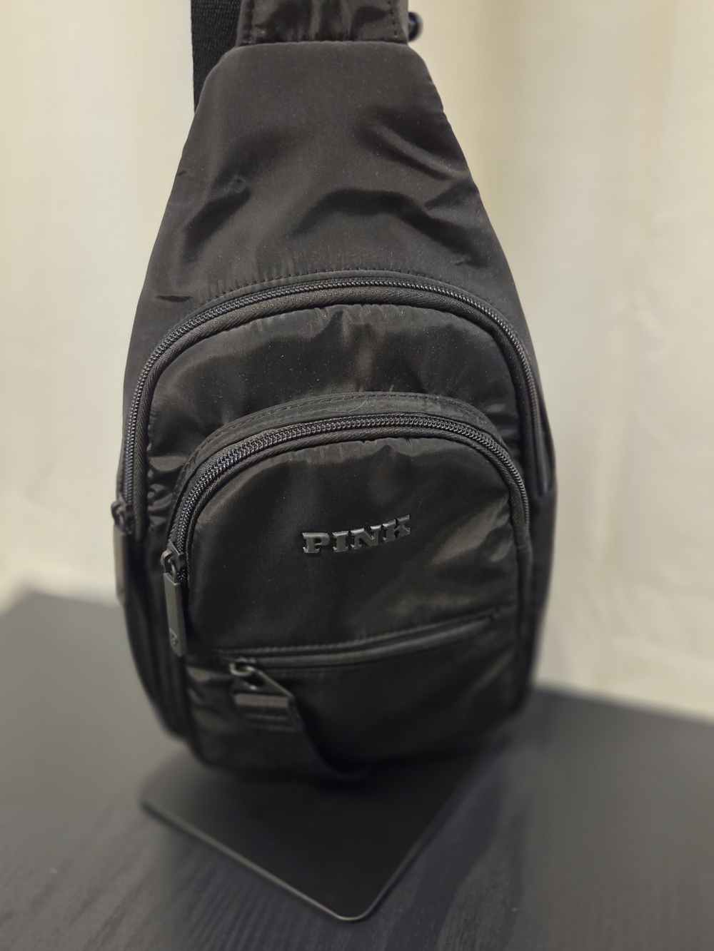 PINK Victoria's Secret Black Crossbody Sling Bag